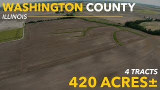 Zinck Aerial Tour  Washington County Illinois [upl. by Asilak]