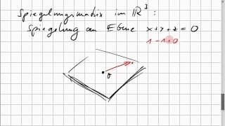 03C3 Matrix für Spiegelung an Ebene im R³ [upl. by Adora]