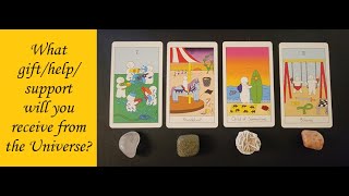 PICK A CARD What gifthelpsupport will you receive from the Universe [upl. by Aslin]