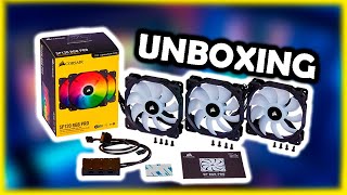 🚦 Unboxing CORSAIR SP 120 RGB PRO Software ICUE Zic Pcgamer [upl. by Randee]