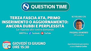 Tutorial terza fascia ATA primo inserimento o aggiornamento ancora dubbi e perplessità [upl. by Etteval]