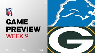 Detroit Lions vs Green Bay Packers  2024 Week 9 Game Preview [upl. by Salvidor425]