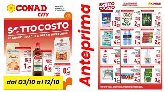 volantino conad city dal 2 al 12 settembre  anteprima della prossima settimana [upl. by Huberto430]