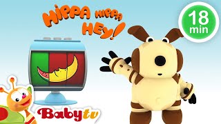 Hippa Hippa Hey 😍 🧩 Puzzles Games and Adventure  Cartoons  Playground of Toys BabyTV [upl. by Grethel663]