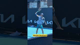 Loren Musetti backhand is next level 🎾🔥 tennis tennisplayer backhand [upl. by Gabrila]