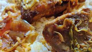 Layered pomfret fish biryani using kaima rice Easy detailed recipe [upl. by Notsnorb67]