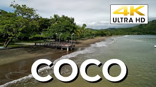 4K 60fps PLAYAS DEL COCO  Drone Flight At This Popular Town In Costa Rica tourism [upl. by Akkina900]