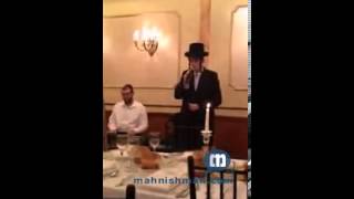 Motti Steinmetz Singing Viznitz Song Laasos Retzoncha [upl. by Dyche]