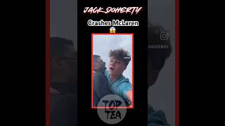 Jack Doherty crashes his McLaren jackdoherty streamer twitch florida viral trending [upl. by Oos]