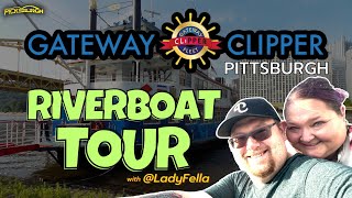 Pittsburghs Gateway Clipper Fleet  Riverboat Tour [upl. by Odrarej]