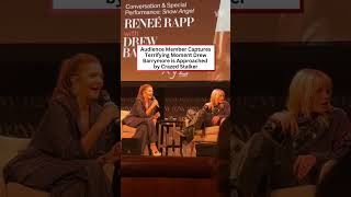 Video of Drew Barrymore Stalker Crashing 92Y Event with Reneé Rapp drewbarrymore reneerapp [upl. by Marten71]