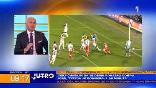 JUTRO  Zvezdan Terzić o svim aktuelnostima u Crvenoj zvezdi Partizanu i srpskom fudbalu  PRVA [upl. by Lorna]