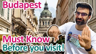 BUDAPEST 15 Things you MUST KNOW before visiting  Hungary Travel Guide [upl. by Rush886]