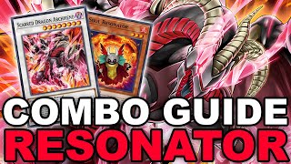 BEST WAY TO PLAY RESONATOR IN MASTER DUEL Red Dragon Archfiend Combo Guide YuGiOh Master Duel [upl. by Juli]