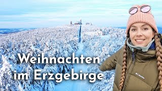 Weiße Weihnachten im Erzgebirge Das Winterwunderland in Deutschland [upl. by Netsrik]