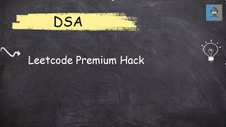 Leetcode Premium Hack Working 100  Visual Studio Code [upl. by Eladnor937]