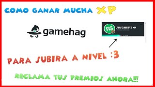 como ganar MUCHA XP en gamehag MASTERBLOXHD [upl. by Narmis]