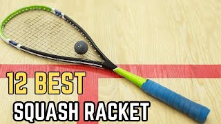 Top 12 Squash Racket 2024 under 100  Best Head heavy Squash Racket List [upl. by Aneg]