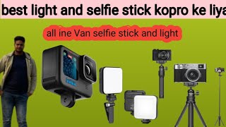 best selfie stick and light for GoPro [upl. by Anawot]