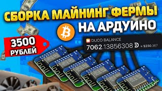 Сборка майнинг фермы на ардуино duino coin arduino mining [upl. by Alana]