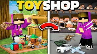 I OPENED A TOY SHOP IN MINECRAFT [upl. by Hughie]