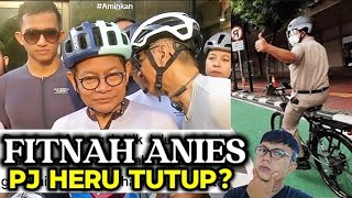 Pramono Anung Fitnah Jalur Sepeda Karya Anies Setengah Hati [upl. by Ennahs661]