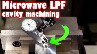 Precision Machined Body for my 13 GHz coaxial low pass filter [upl. by Nirot553]