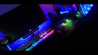 WALMART GAMING KEYBOARD  ONN RGB Keyboard Review [upl. by Kliber]