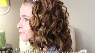 How to Curl Your Hair Using a Curling Wand  Pretty Hair is Fun [upl. by Elcarim]