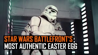 Star Wars Battlefronts most authentic Easter Egg Clonk [upl. by Kcyrred]