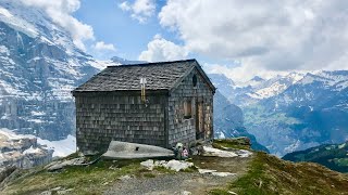 Journey to the Clouds A Breathtaking Hike from Lauterbrunnen to Mittellegi Hut and Eigergletscher [upl. by Akiemehs]