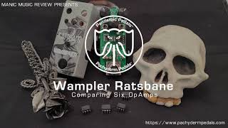 Wampler Ratsbase OpAmp Comparison [upl. by Erlene501]