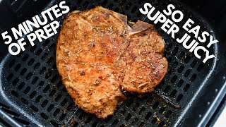 Air Fryer Pork Chops  Easy Super Juicy amp Super Tender Air Fried Pork Chops [upl. by Rudolfo304]