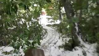 5 Inch Gauge Ride On Garden Railway in the Snow 6 [upl. by Farah]