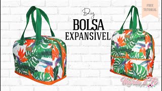 Como fazer Bolsa Expansível  Bolsa Extensora avimortecidos [upl. by Faucher]