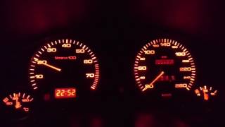 Audi cabrio 23 10v acceleration [upl. by Janeczka]