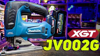 Аккумуляторный лобзик 40V Makita XGT JV002G [upl. by Erdeid]