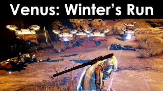 NEW Destiny Gameplay Winters Run Strike on Venus [upl. by Egroej]