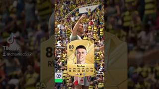 FODEN OFFICIAL FC25 RATING fc24 football gaming soccer gameplay mancity subscribe fifa [upl. by Yspyg]