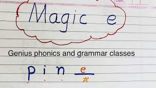 How to teach magic ‘e’  magic ‘e’ rules  tips to teach magic ‘e’ [upl. by Goldstein99]