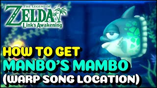 How to get MANBOS MAMBO Warp song Location  The Legend of Zelda Links Awakening [upl. by Ridan]