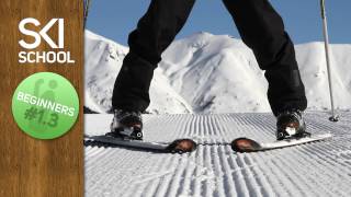 How to Snow Plough Ski  Beginner Ski Lesson 13 [upl. by Nylia]