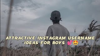 Attractive unique instagram username boys 🕺  best instagram username boys [upl. by Ana]