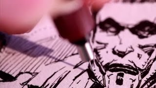 Rotring Rapidograph Technical Pens with Przemek Truściński aka TRUST [upl. by Garrik]