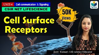 CELL SURFACE RECEPTORS  CELL SIGNALING  CSIR NET  LIGAND AND RECEPTORPART3 [upl. by Paryavi]