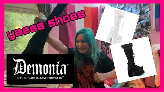 ☆ demonia camel311 black unboxing yasss  i h8 pluto ☆ [upl. by Zug289]