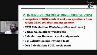 INTENSIVE REVISION PROGRAMME EXPLAINED  JUNE 2024 GPHC EXAM [upl. by Mannie191]