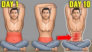 10 Day 10 Sitting Exercises No Situps To Lose Belly Fat [upl. by Jorry968]