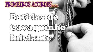 Aula de Batidas para cavaquinho  Iniciante [upl. by Artkele]