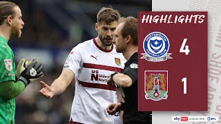 HIGHLIGHTS Portsmouth 4 Northampton Town 1 [upl. by Falito697]